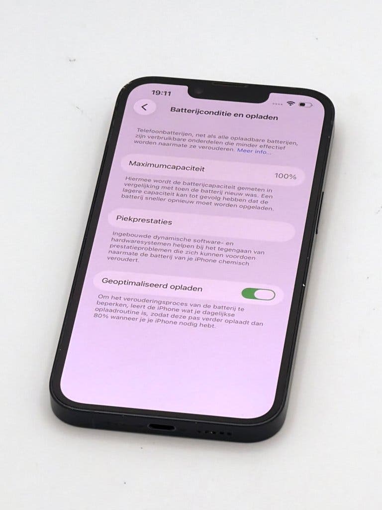 Zeer Nette iPhone 14 Black 128GB, 100% batterijconditie, foto 3