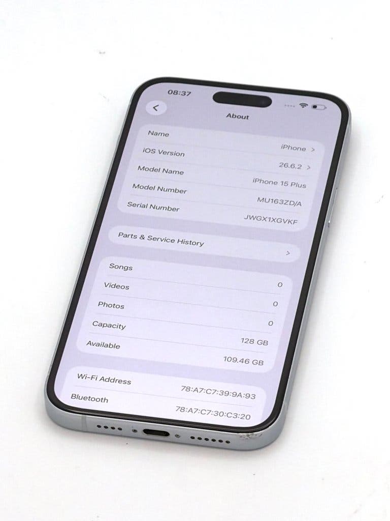 Zeer Nette iPhone 15 Plus Blue 128GB, 100% batterijconditie, foto 2