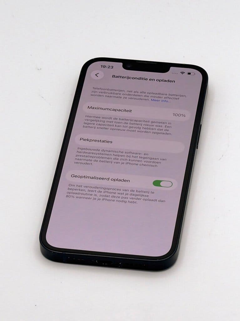 Zeer Nette iPhone 14 Black 128GB, met 100% batterijconditie, foto 3