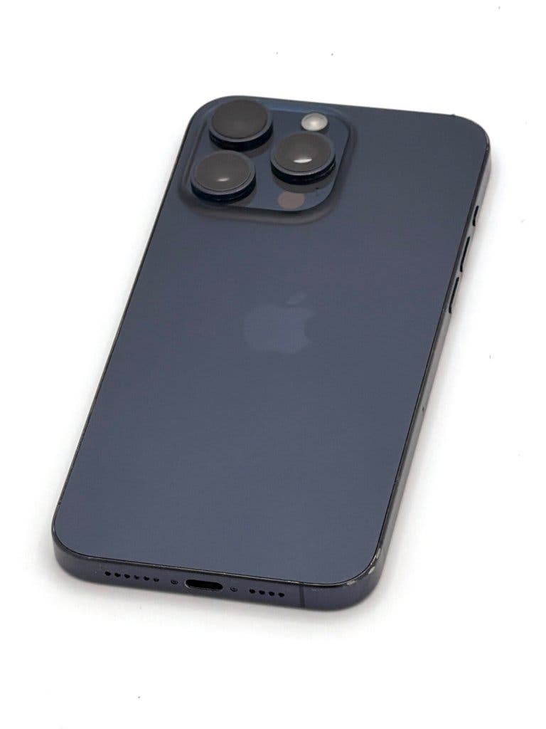 Zeer Nette iPhone 15 Pro Max Blue 256GB, met 100% batterij, foto 3