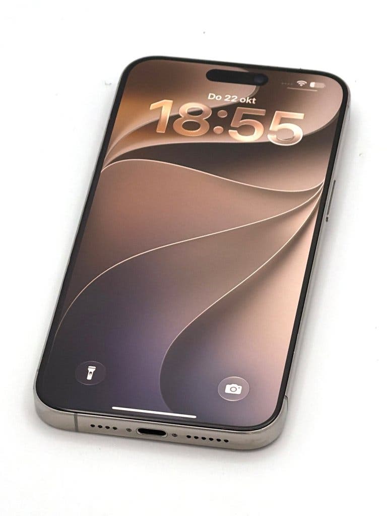 Erg Nette iPhone 15 Pro Max Natural 256GB, 100% batterij