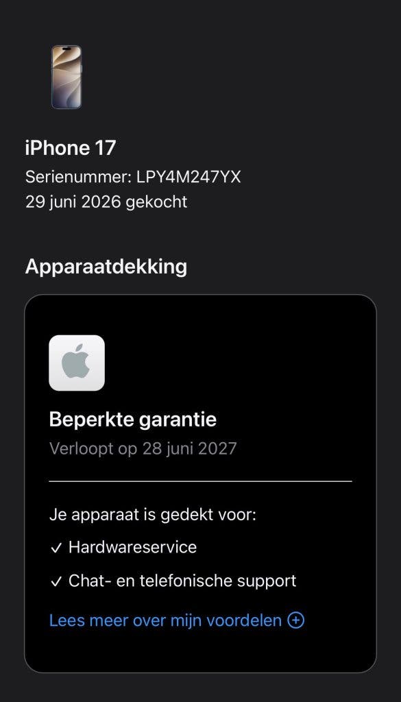 Prachtige iPhone 17 Blue 256GB, met 100% batterijconditie, foto 5
