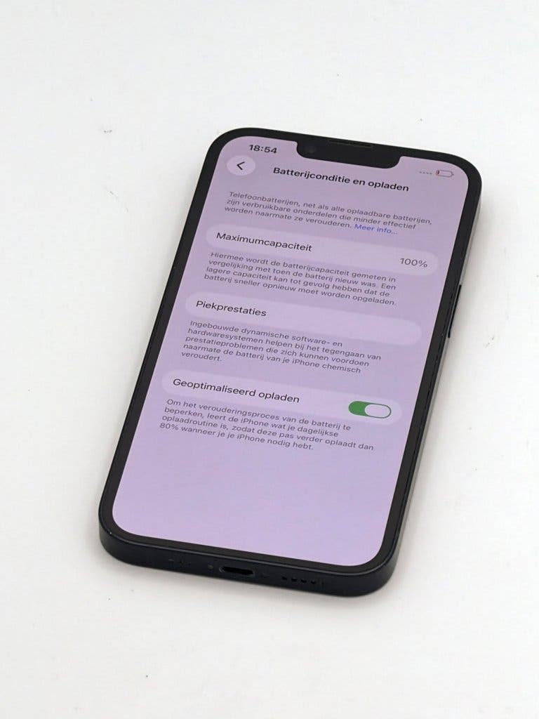 Zeer Nette iPhone 14 Black 128GB, met 100% batterijconditie, foto 3