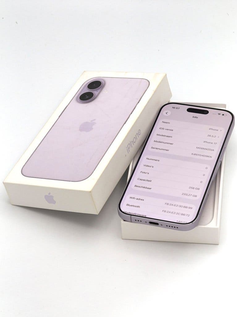Prachtige iPhone 17 Purple 256GB, met 96% batterijconditie, foto 2