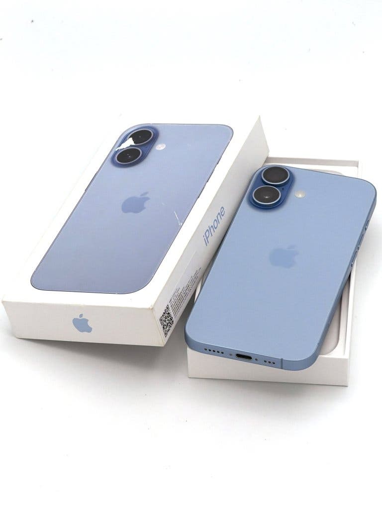 Prachtige iPhone 17 Blue 256GB, met 100% batterijconditie, foto 4