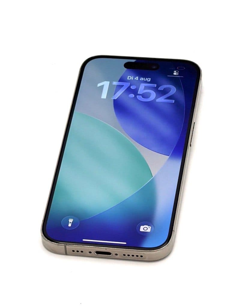 Prachtige iPhone 15 Pro Natural 128GB, 99% batterijconditie