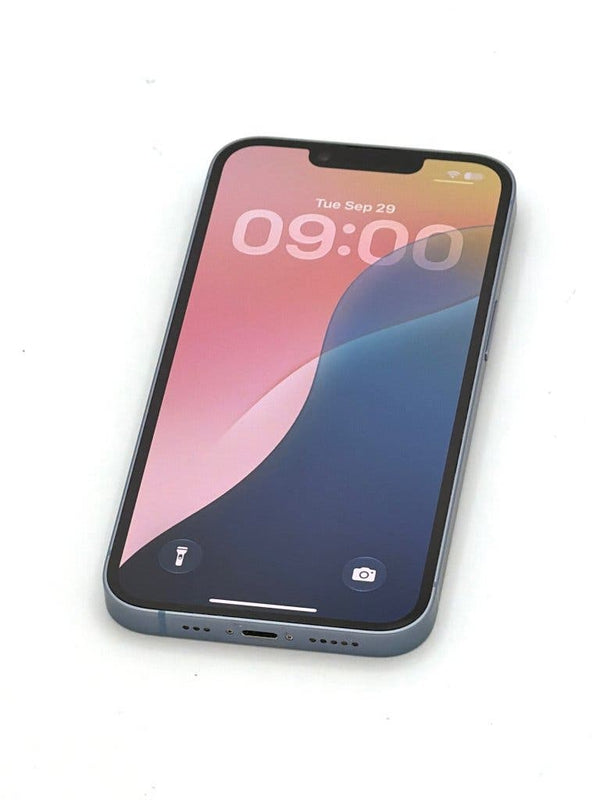Prachtige iPhone 14 Blue 128GB, met 100% batterijconditie