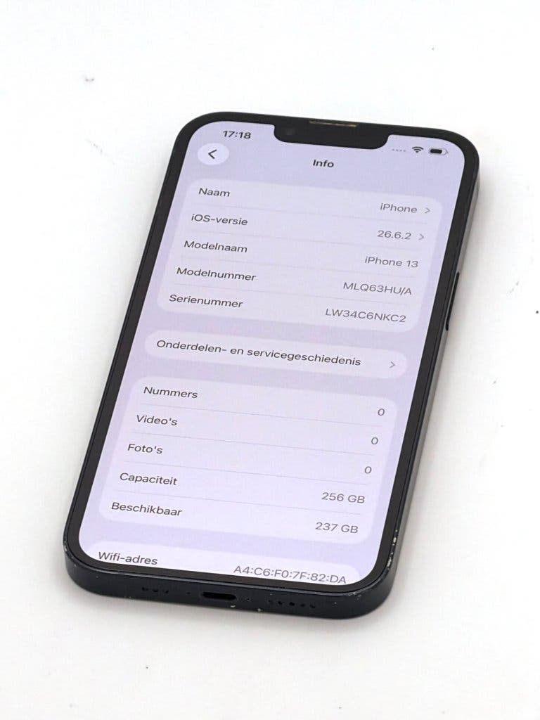 Erg Nette iPhone 13 Black 256GB, 100% batterijconditie, foto 2