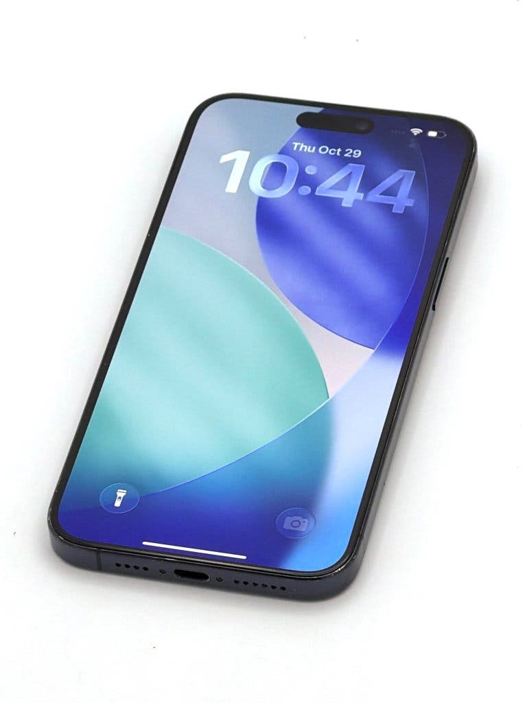 Zeer Nette iPhone 15 Pro Max Blue 256GB, met 100% batterij