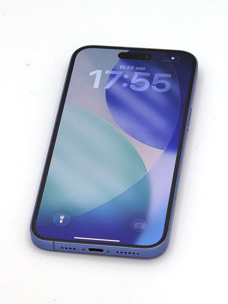 Zeer Nette iPhone 16 Plus Blue 128GB, 92% batterijconditie