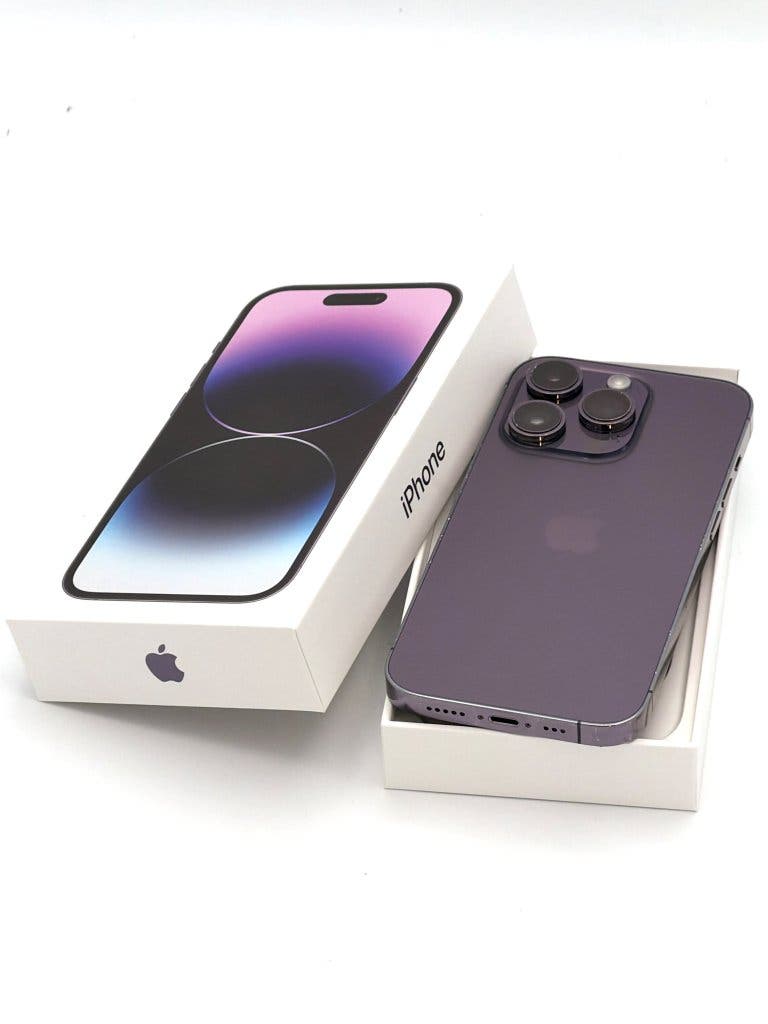 Zeer Nette iPhone 14 Pro Purple 256GB, 100% batterijconditie, foto 3