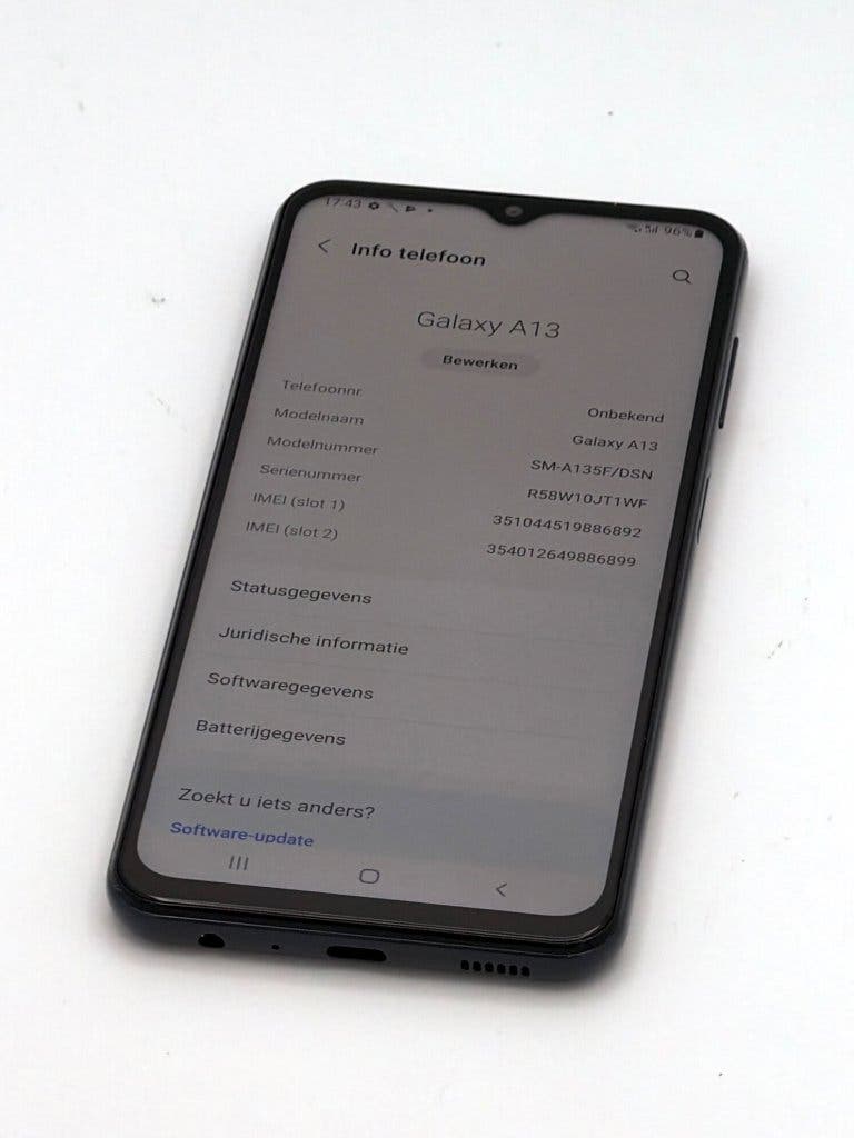 Zeer Nette Samsung Galaxy A13 Black 128GB, goede batterij, foto 3