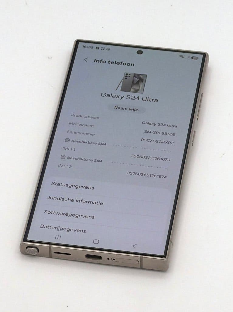 Zeer Nette Samsung Galaxy S24 Ultra Grey 256GB, goede accu, foto 2