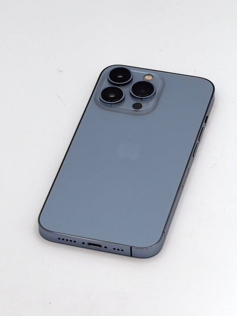 Erg Nette iPhone 13 Pro Blue 128GB, met 100% batterij, foto 4