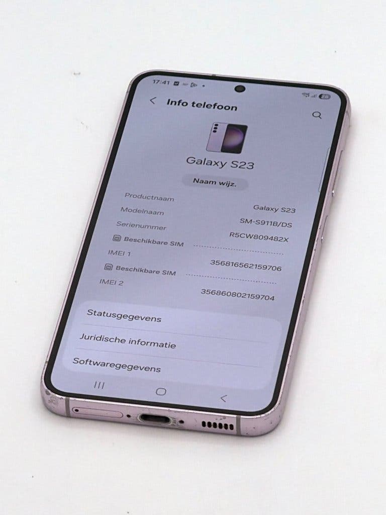 Erg Mooie Samsung Galaxy S23 128GB Pink, met nieuwe batterij, foto 2