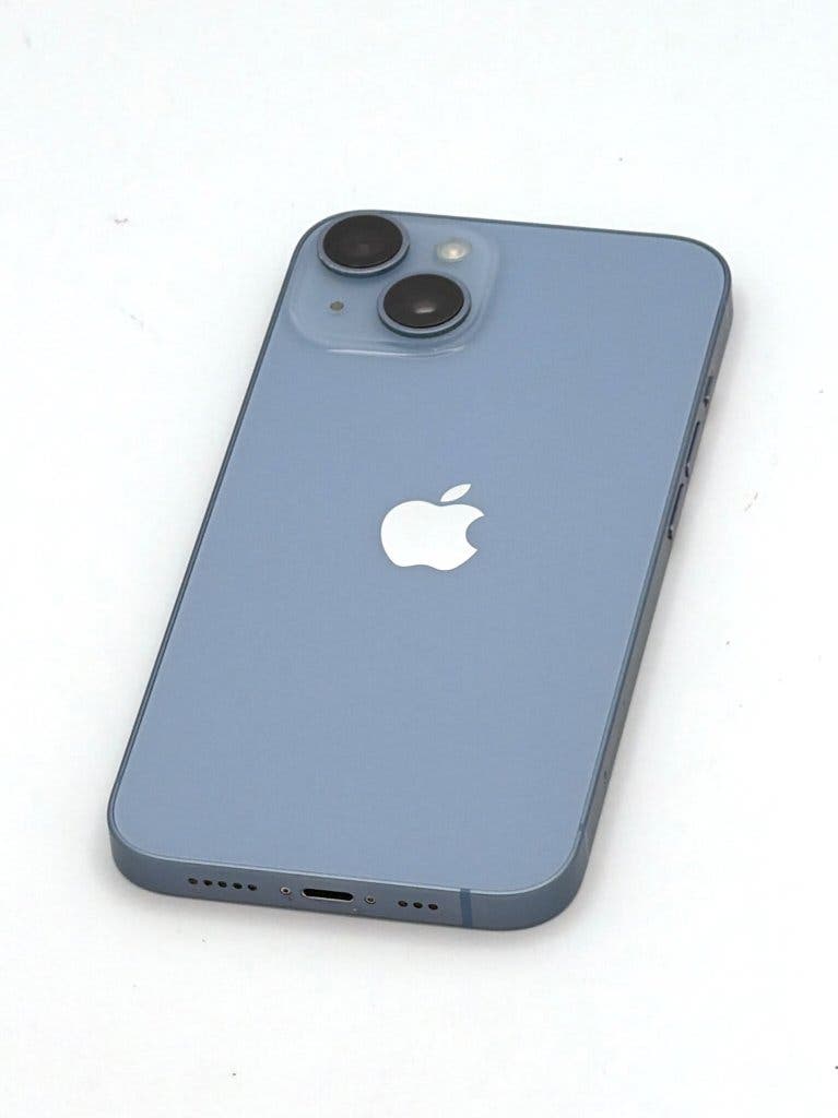 Prachtige iPhone 14 Blue 128GB, met 100% batterijconditie, foto 4