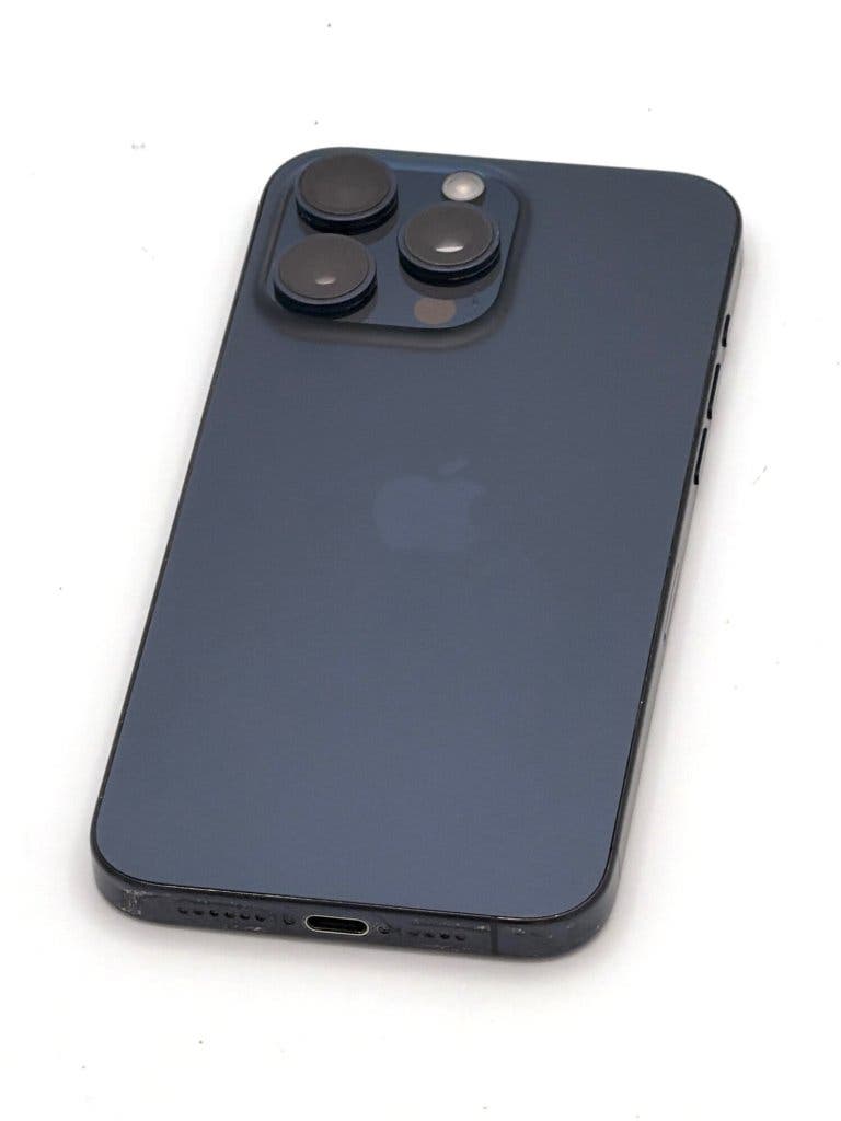Zeer Nette iPhone 15 Pro Max Blue 256GB, met 100% batterij, foto 3