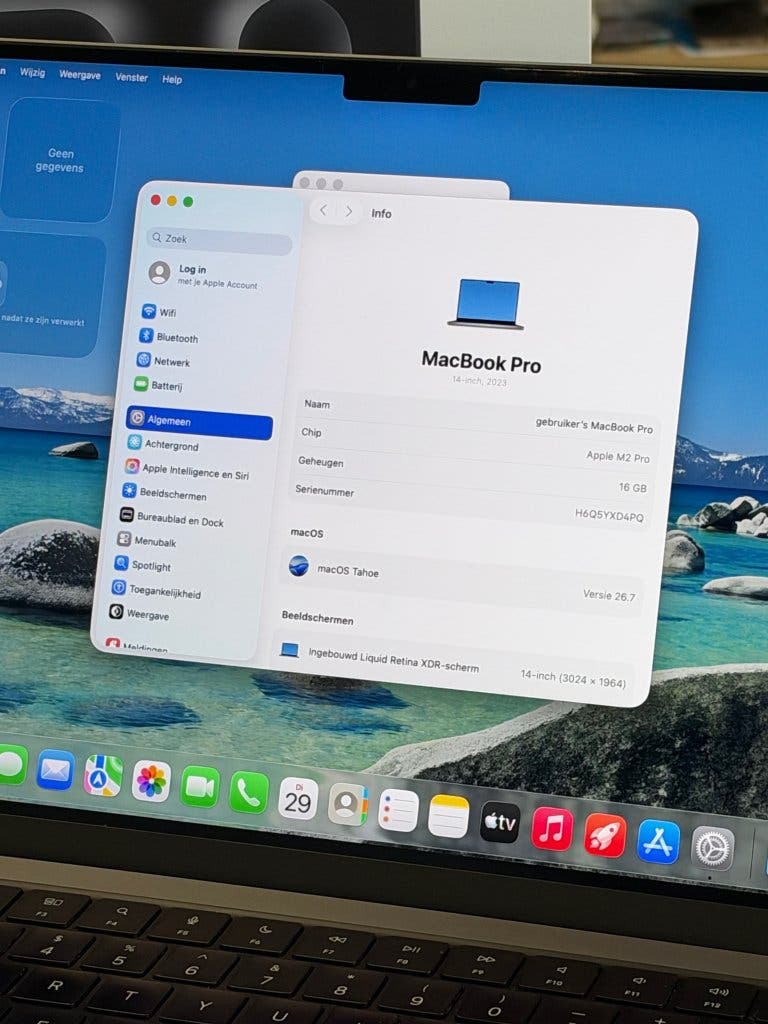 Prachtige Macbook Pro M2 Pro 2023 14’ 512GB, 94% batterij, foto 3