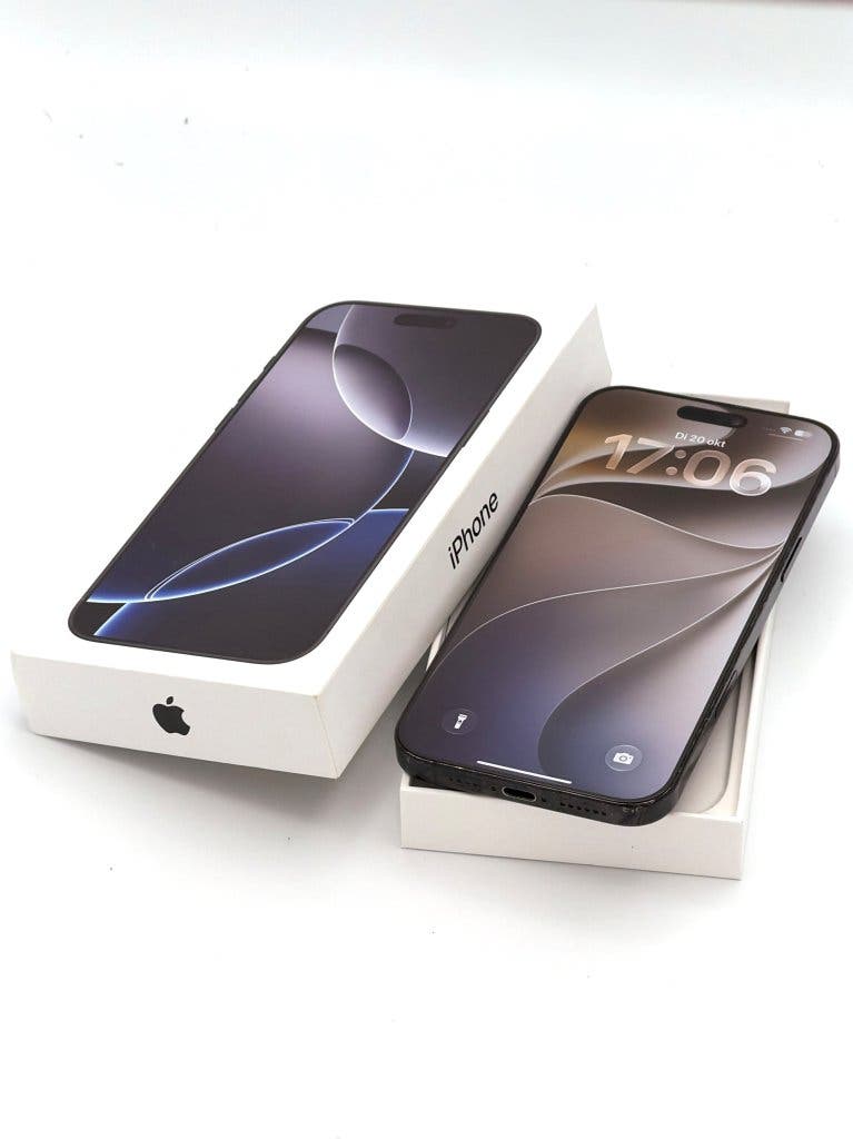 Zeer Nette iPhone 16 Pro Max Black 256GB, met 100% batterij