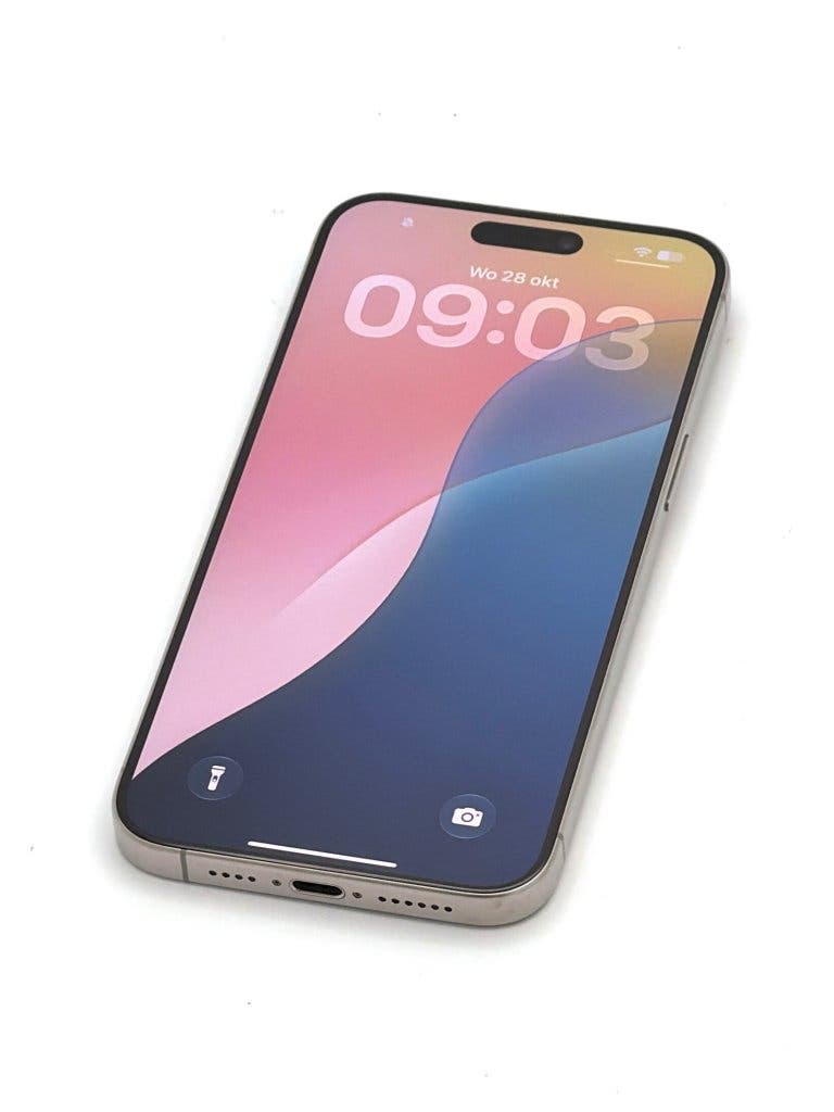 Prachtige iPhone 15 Pro Max Natural 256GB, 100% batterij