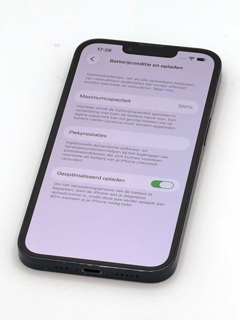 Zeer Nette iPhone 13 Black 128GB, met 100% batterijconditie, foto 3