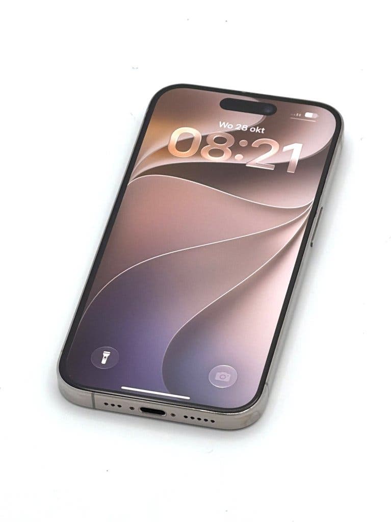 Prachtige iPhone 15 Pro Natural 256GB, 100% batterijconditie