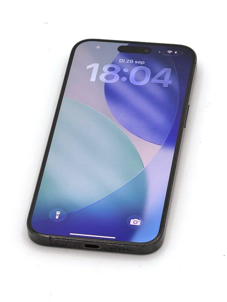 Zeer Nette iPhone 15 Pro Max Black 256GB, 100% batterij