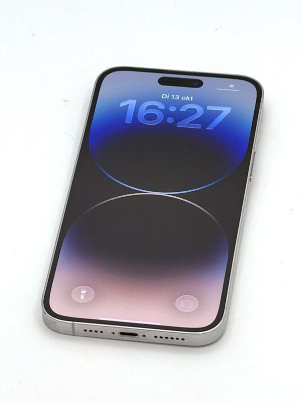 Zeer Nette iPhone 14 Pro Max Silver 256GB, met 100% batterij