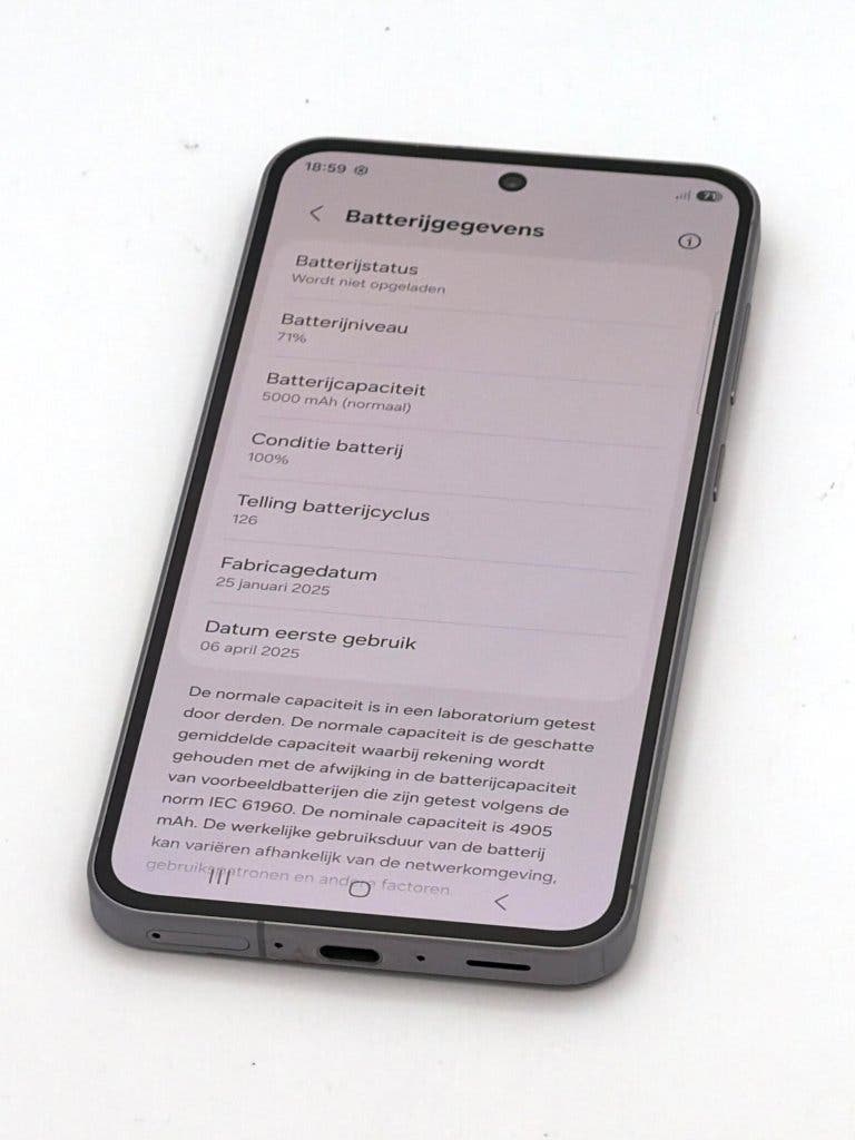 Prachtige Samsung Galaxy A56 Graphite 128GB, 100% batterij, foto 3