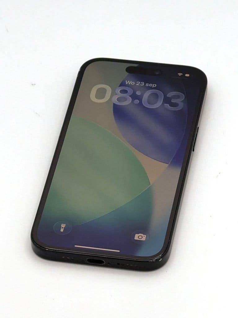 Zeer Nette iPhone 15 Black 128GB, met 100% batterijconditie