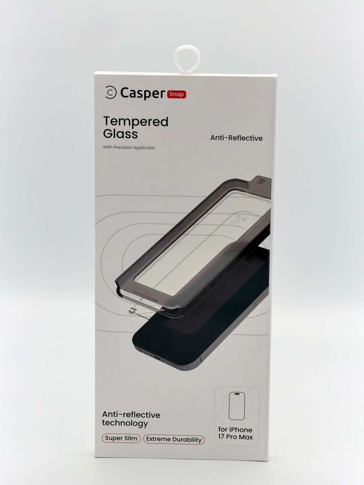 Casper Snap Anti-Reflective Screenprotector – Inclusief Applicator