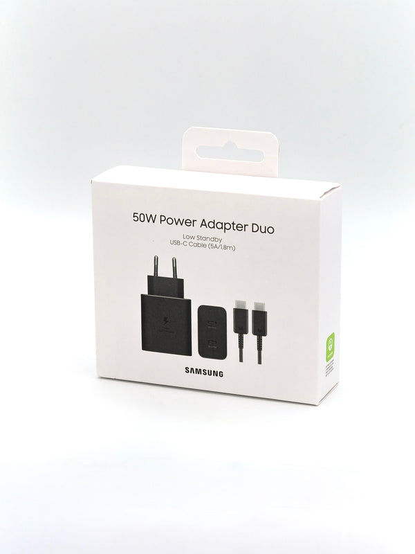 Samsung 50W USB-C Power Adapter Duo met Kabel – Origineel