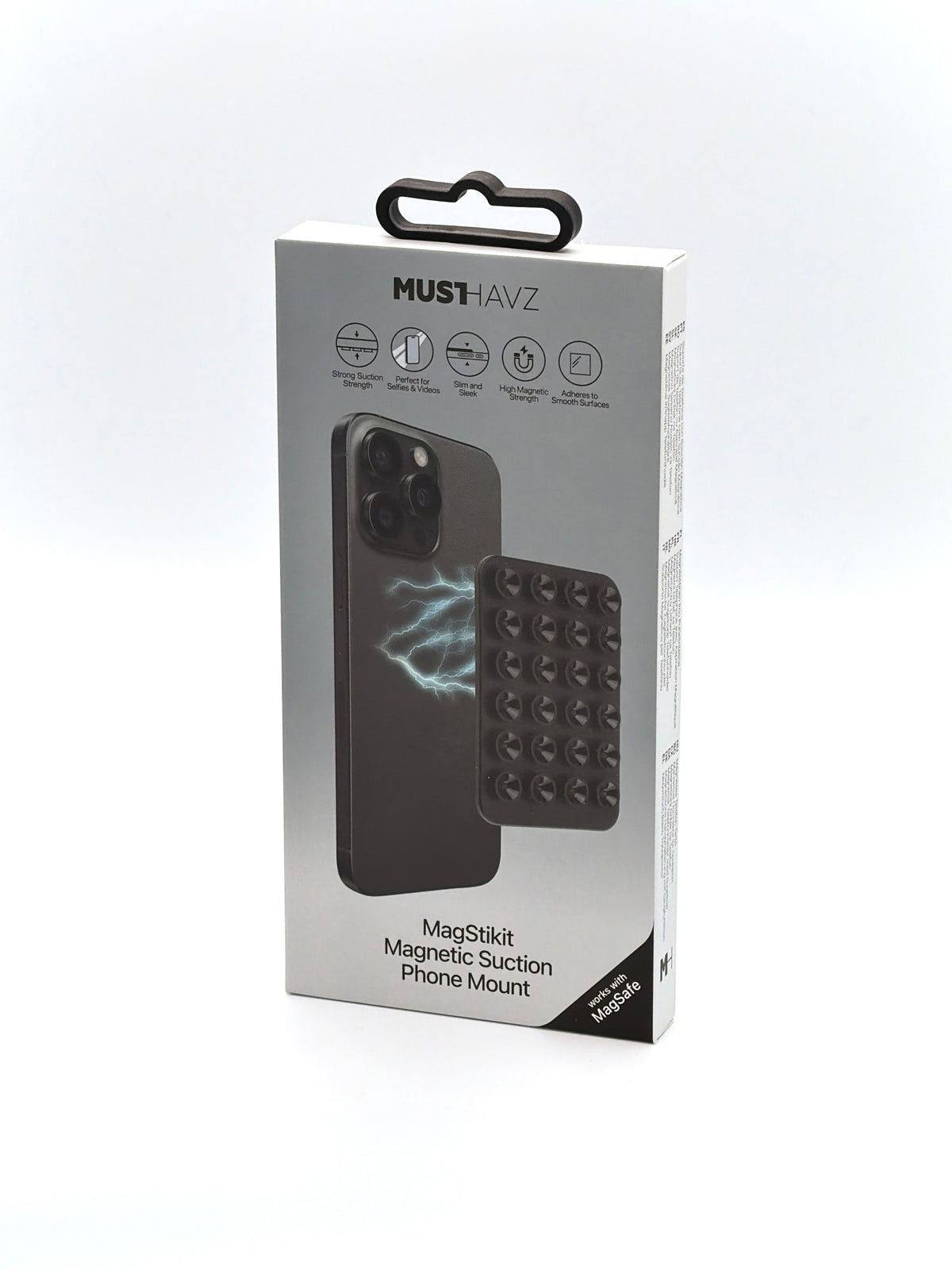 MUS1HAVZ MagStikIt Telefoonhouder – Magnetische Raam & Wand Plakker