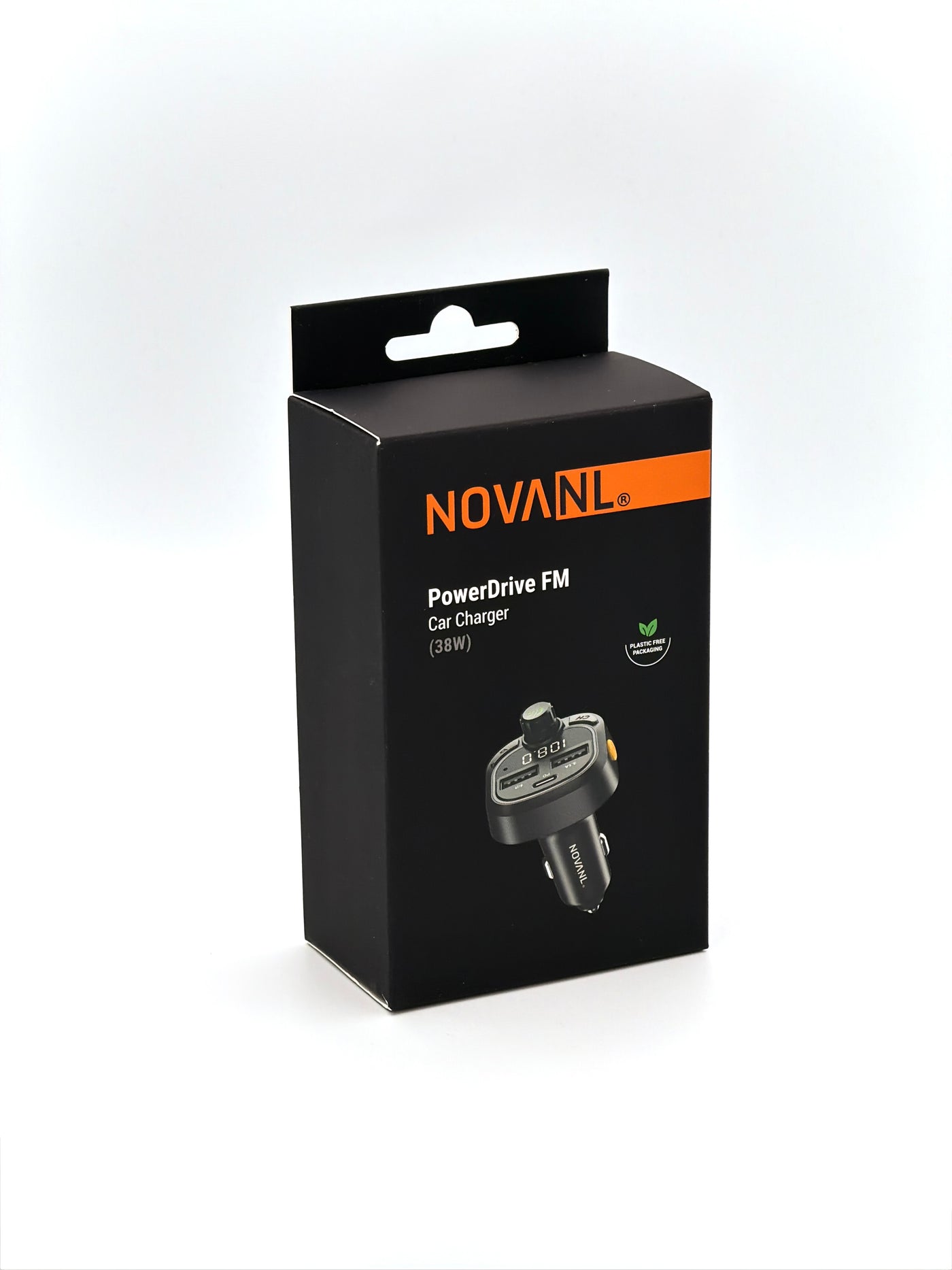 NOVANL PowerDrive FM 38W Autolader met FM Transmitter
