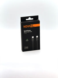 NOVANL 2 Meter USB-C naar USB-C Kabel – 100W Fast Charging