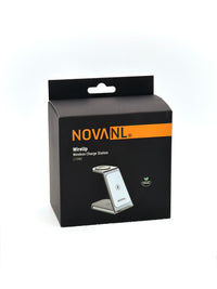 NOVANL WireUp 3-in-1 Draadloos Laadstation – iPhone, Apple Watch & AirPods