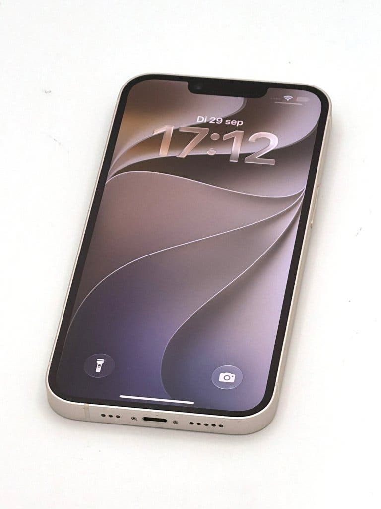 Prachtige iPhone 14 White 128GB, met 100% batterijconditie