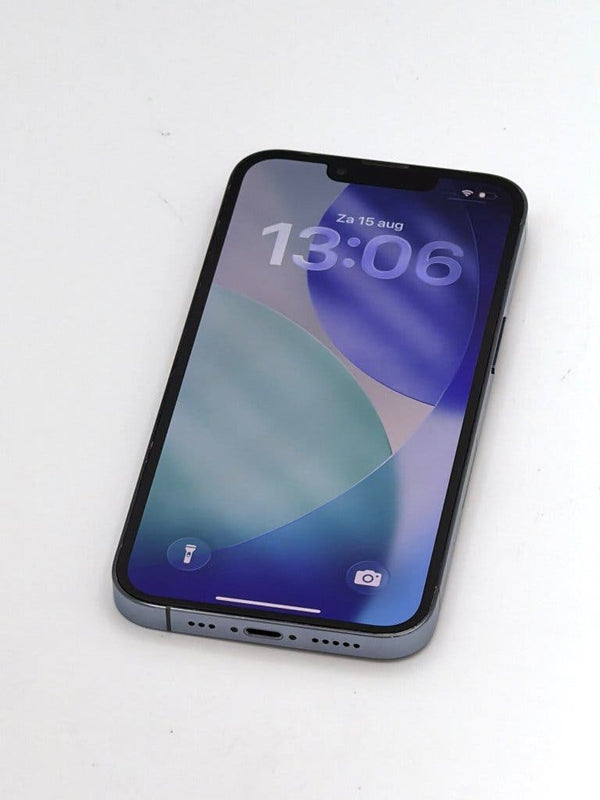 Erg Nette iPhone 13 Pro Blue 128GB, met 100% batterij