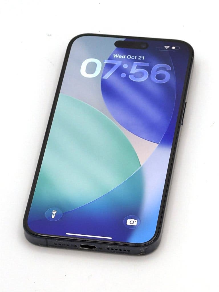 iPhone 15 Pro Max Blue 256GB, 100% batterij – refurbished bij YentMobiel in Dronryp