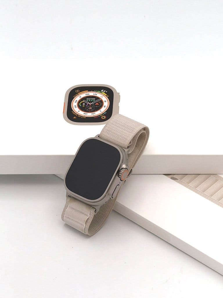 Prachtige Apple Watch Ultra Natural, met 89% batterij