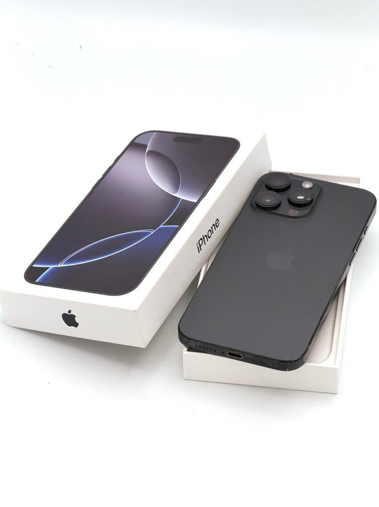 Zeer Nette iPhone 16 Pro Max Black 256GB, met 100% batterij, foto 3