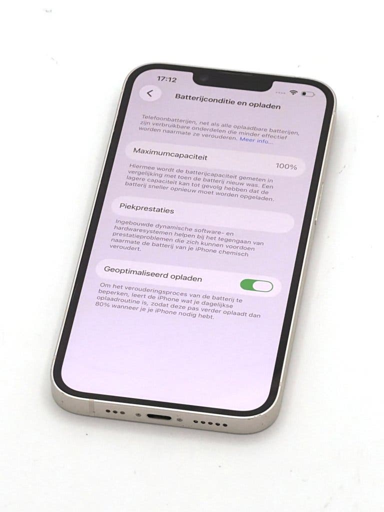 Zeer Nette iPhone 14 White 128GB, met 100% batterijconditie, foto 3