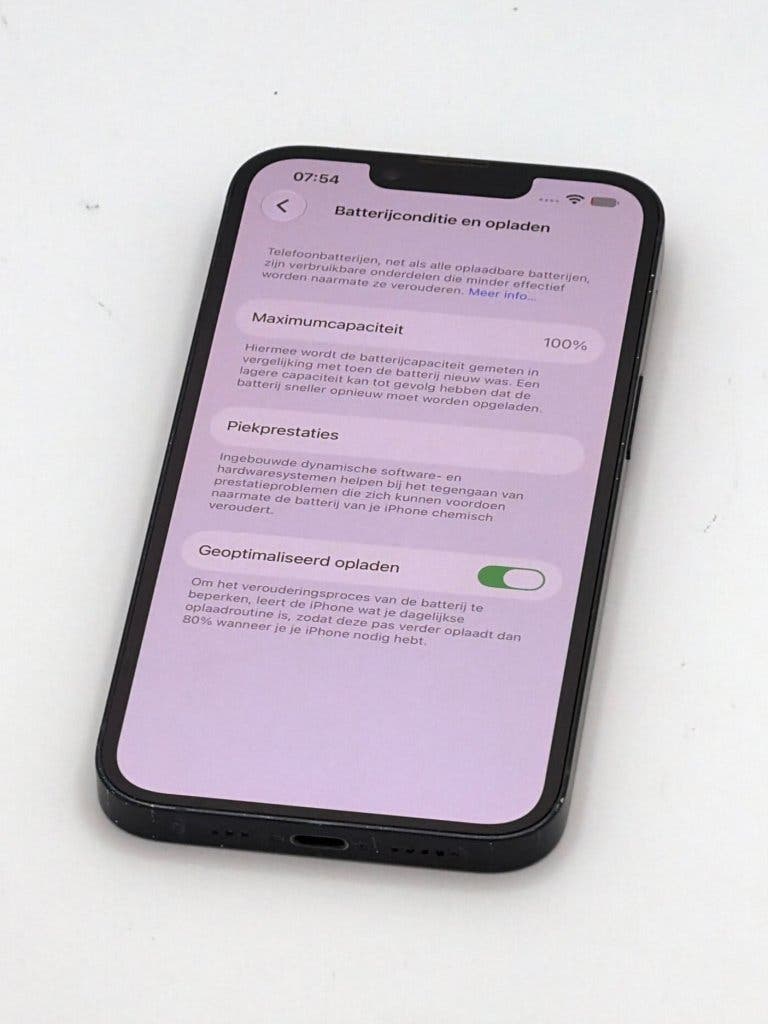 Erg Nette iPhone 14 Black 128GB, met 100% batterijconditie, foto 3