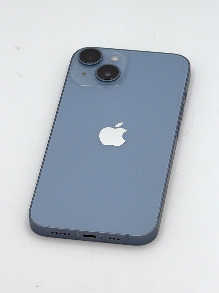 Zeer Nette iPhone 14 Blue 128GB, met 100% batterijconditie, foto 4