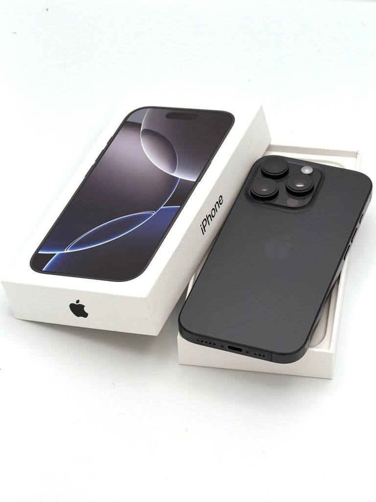 Prachtige iPhone 16 Pro Black 128GB, 91% batterijconditie, foto 4