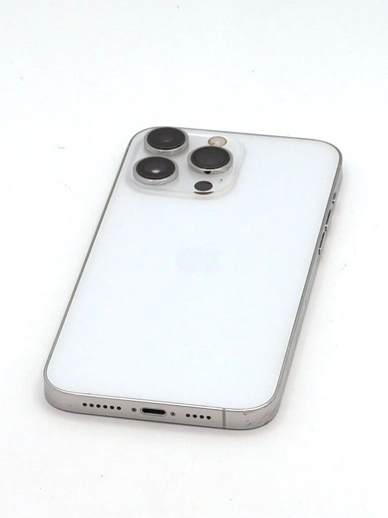 Zeer Nette iPhone 14 Pro Max Silver 256GB, met 100% batterij, foto 3