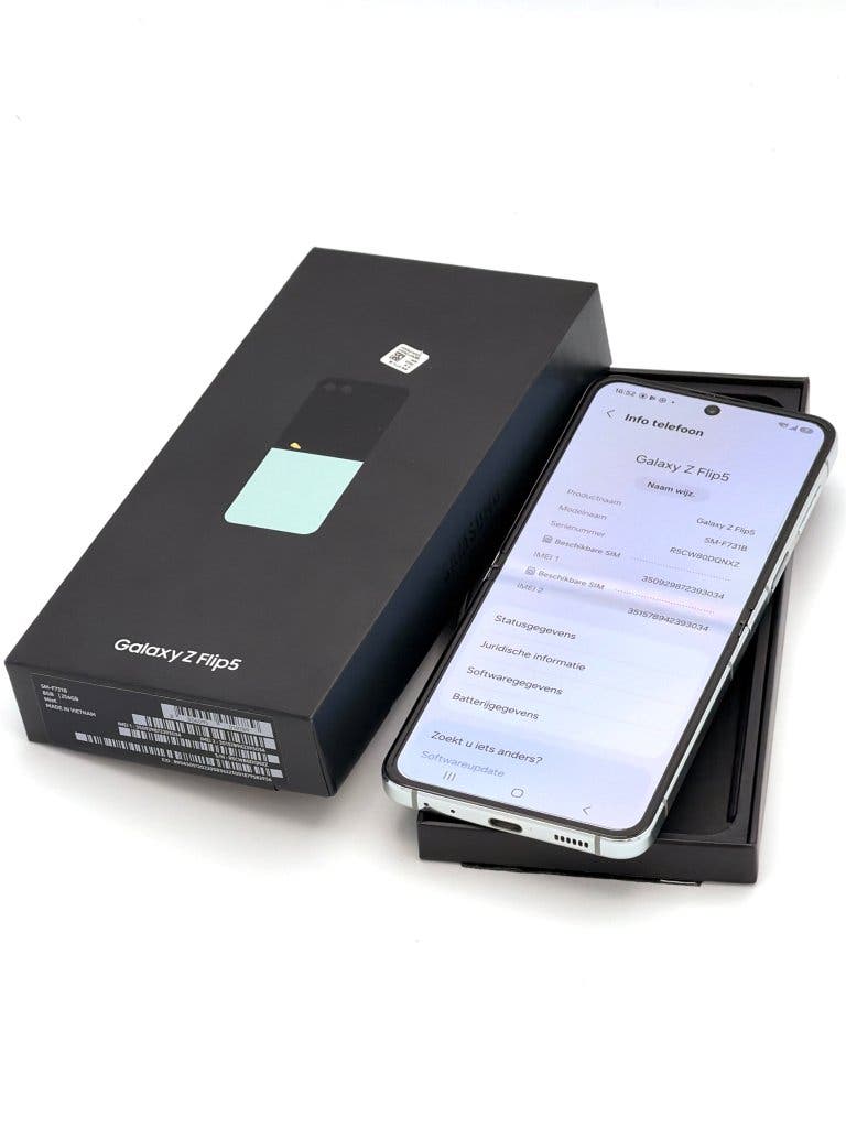 Zeer Nette Samsung Galaxy Z Flip 5, 256GB Mint, foto 2