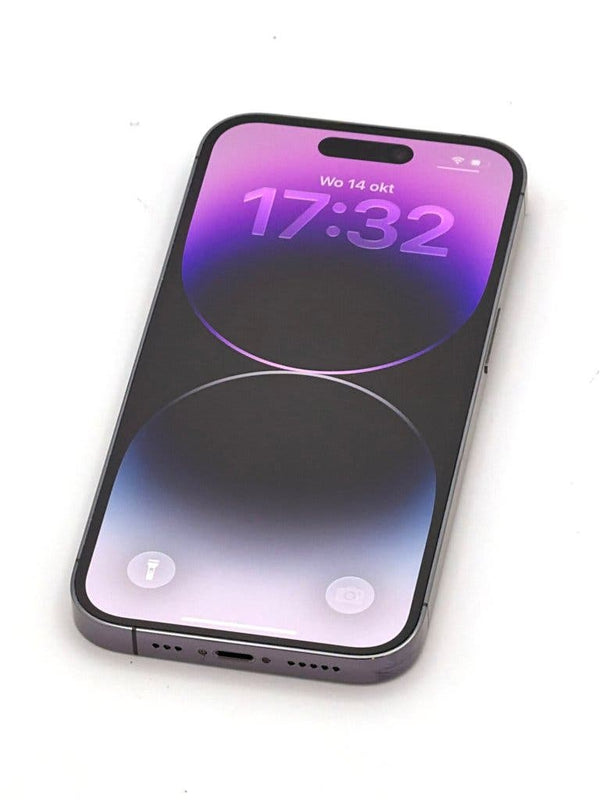 Prachtige iPhone 14 Pro Purple 128GB, 100% batterijconditie