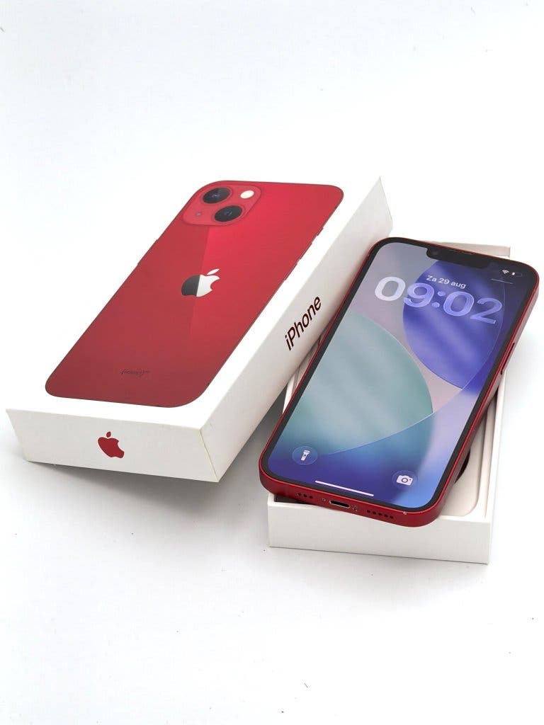 Zeer Nette iPhone 13 Red 128GB, met 100% batterijconditie