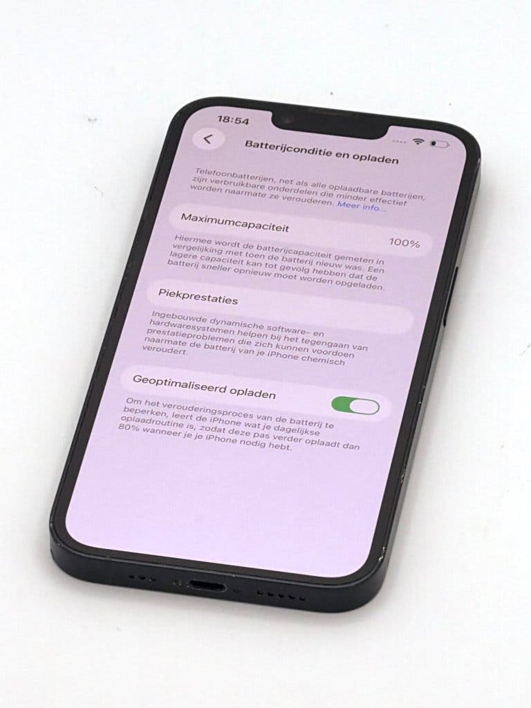 Zeer Nette iPhone 14 Black 128GB, met 100% batterijconditie, foto 3
